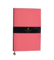 VICTORIA'S JOURNALS 1076 SMYTH RUGAN ESNEK KAPAK 14.8x21cm 80gr. 96YP. ÇİZGİLİ DEFTER MERCAN