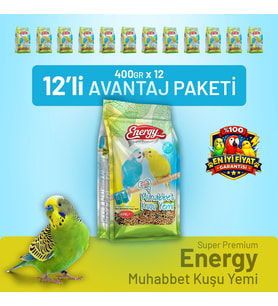 Muhabbet Kuşu Yemi 400 g - 12 Adet