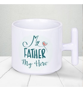 My Father My Hero Yazılı Babalar Günü T Kupa Bardak