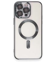 iPhone 15 Pro Max Kılıf Kross Magneticsafe Kapak - Titan Gri