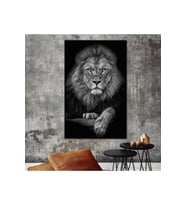 Aslan Leopar Kanvas Tablo