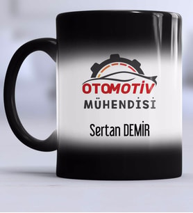 Otomotiv Mühendisi Kupa Bardak Sihirli