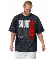 Squat Bench Deadlift Sporcu Bodybuilding Fitness Baskılı Unisex Oversize Vintage Yıkamalı Tişört