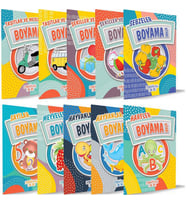 Boyama Kitapları (10 Kitap Takım) - Bilgenur Çorlu