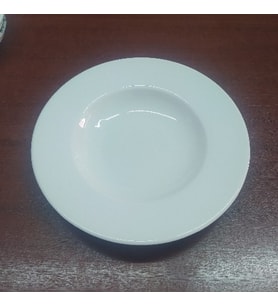 DORA IRMAK ÇUKUR YEMEK TABAK 20 CM SADE ( 6 adet)