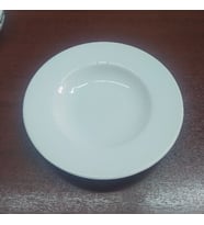 DORA IRMAK ÇUKUR YEMEK TABAK 20 CM SADE ( 6 adet)