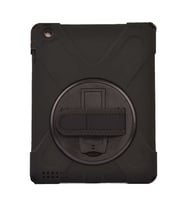 Apple iPad 2 3 4 Kılıf Zore Defender Standlı Koruyucu Kılıf (Siyah)