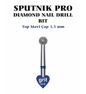 Elmas Top Freze Mavi Çap 3,5mm