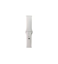 Huawei GT2 46mm Uyumlu Band Serisi 22mm Klasik Kordon Silikon Strap Kayış (Beyaz)