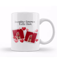 Sevgililer Günü Sevgiliye Hediye 067 Kupa Bardak Porselen