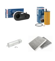 Bosch Filtre Bakım Seti BMW 5 SERİSİ F10 525 d Dizel 2011-2016 Hava + Yağ F + Yakıt F. + Polen Bosch