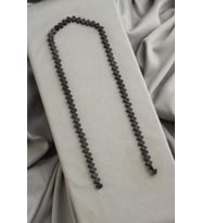 Hematit Doğal Taş Mat Siyah Kare Kesim 6x6mm Dizi