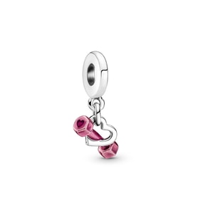 Dambıl ve Kalp Sallantılı Charm
