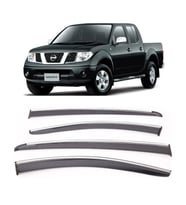 Nissan Navara Kromlu Cam Rüzgarlığı 2005-2015 arası Sunplex (Beyaz)