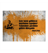 Neşet Ertaş Hediyelik Ahşap Tablo 18cm X 27cm