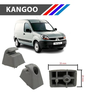 Renault Kangoo Güneşlik Ayağı Gri Renk 2 Adetli Set 1997 - 2008 M1797-8