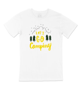 Lets Go Camping Tişört