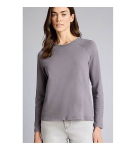 Defacto Regular Fıt Gri Kadın Uzun Kollu T-shirt G8523AX/GR312