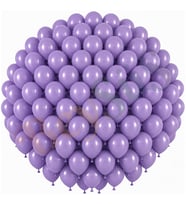 Lavanta Renk Lateks Retro Balon (30 cm) - 100 Adet