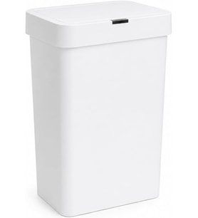 Mega Boy Otomatik Hareket Sensörlü Çöp Kovası, Banyo Çöp Kovası, Çocuk Odası Çöp Sepeti, Çöp Kutusu, (3 adet 1.5 V AA pil, piller pakete dahil değildir.) 27x41x65 cm (50 Litre Beyaz)