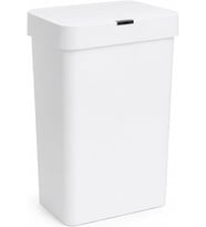 Mega Boy Otomatik Hareket Sensörlü Çöp Kovası, Banyo Çöp Kovası, Çocuk Odası Çöp Sepeti, Çöp Kutusu, (3 adet 1.5 V AA pil, piller pakete dahil değildir.) 27x41x65 cm (50 Litre Beyaz)