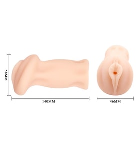 Odins Shop 3 Boyutlu Suni Vajına Mastürbatör - Ruby