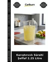 Özel Üretim Pratik Mutfak Servis İçecek Şeffaf Karıştırıcılı Sürahi