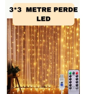 İç ve Dış Mekan Perde LED – Bahçe Balkon ve Veranda İçin