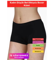 Yeni Sezon İz Göstermeyen Sıkılaştırıcı Toparlayıcı Kadın Düşük Bel Dikişsiz Boxer Külot