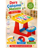 Ders Çalışma Masası - Çalışma Masaları - Eğitici Masa - Aktivite Masası