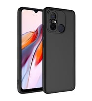 Xiaomi Redmi 12C Premium Silikon Kılıf Siyah
