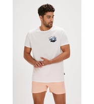 Bad Bear DUSTIN T-SHIRT OFF-WHITE Erkek Tişört Beyaz S-XXL