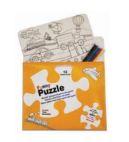 Funny Mat Puzzle - Taşıtlar 30x40cm