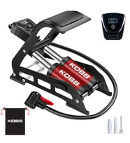 KOBB KB5402D Çift Pistonlu Dokunmatik Dijital Basınç Göstergeli Ayak Pompası + Taşıma Kılıfı