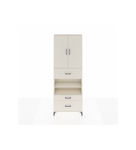 Arges Dolap 5 Raflı 3 Çekmeceli 2 Kapaklı 88x30x243 Aytaşı-Aytaşı