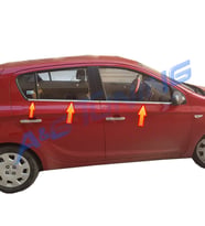 Hyundai i20 Krom Cam Çıtası 6 Parça 2008 - 2012 Paslanmaz Çelik