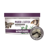 Reeflowers Pleco-Catfish Çöpçü Vatoz Kedi Balık Yemi Hap Form 15mm 250ml 130gr