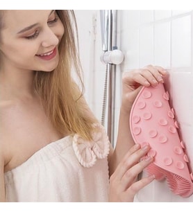 OLLEVRA Çok Amaçlı Esnek Yumuşak Banyo El Ayak Vücut Plastik Duş Matı Plastik Banyo Matı