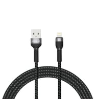 Apple iPhone ve iPad Cihazlar için 2 Metre Hızlı şarj ve Data Veri Aktarımı İçin Lightning USB Kablo (Siyah)