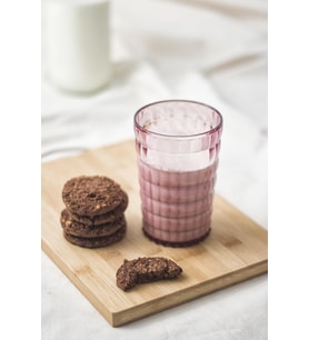 Allegra Mürdüm Akrilik Bardak 400 Ml Şık Su Meşrubat Bardağı Cam Değildir Kırılmaya Dayanıklı