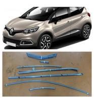 Renault Captur Icon (Joy ve Touch) 18 Parça Cam Çerçevesi 2020+ Sonrası (Krom)