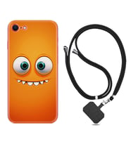 Apple iPhone 5 6 7 8 Plus Se XR Kılıf Boyun Askılı Silikon Dişlek 1615