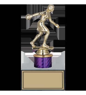 ODAK KUPA - Figürlü Kupalar - Bowling Kadın Figürlü Kupalar FG-002 C - 19 cm