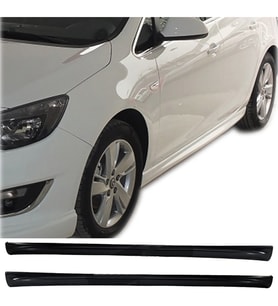 Opel Astra J HB R Yan Marşpiyel Seti Mat Siyah Plastik 2 Adet 2009-2015
