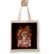 Red Head Tattooed Inked Redhead Red Hair Ginger Irish Bez Çanta Uzun Saplı