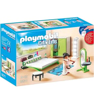 Playmobil 9271 City Life Çalışan Lambalı Yatak Odası, eğlenceli ve yaratıcı rol yapma, 4 yaş ve üzer (Çok Renkli)