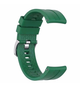 Microsonic Samsung Galaxy Watch 4 Classic 46mm Kordon, Silicone RapidBands Koyu Yeşil