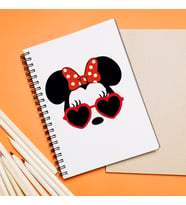 Minnie Mouse Sevgili Çift Tasarımlı Defter