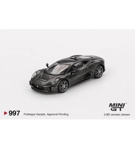 Mini GT 997 Jaguar C-X75 Test Car MGT00997-L 1/64 Model Araba (Siyah)