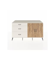 Kronos Konsol 2 Raflı 3 Çekmeceli 2 Kapaklı 176x59x99 Aytaşı-Çam/Aytaşı